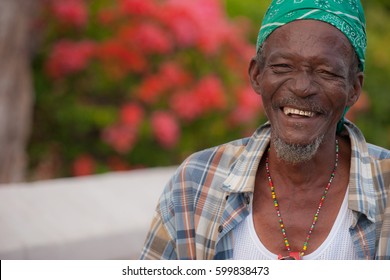 Elderly Rastafarian Man From Jamaica