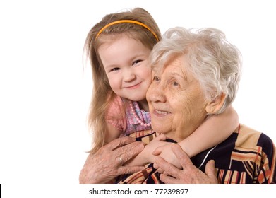 The Elderly Woman With Grand Daughter