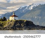 Eldred Rock Light (on top of a two-story keeper