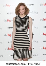 Eleanor Tomlinson Arriving For The The Big Wedding Screening At The May Fair Hotel, London. 23/05/2013