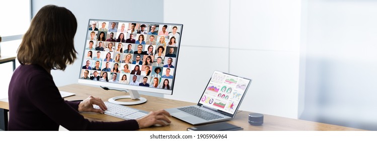 Elearning Business Online Video Conference Webinar Meeting