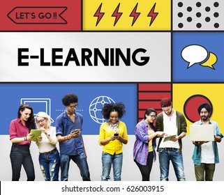E-learning Education Internet Study Concept