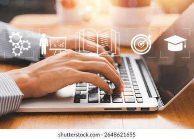 E-learning technology using AI and machine learning enhances personalized learning in online education and business training courses, supporting interactive and modern digital learning.