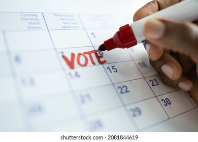 Election Voting Day In Calendar. Elections Date