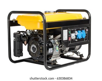 Electric AC generator alternator, isolated on white. - Shutterstock ID 630386834