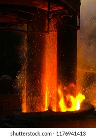 Electric Arc Furnace In The Metallurgical Plant