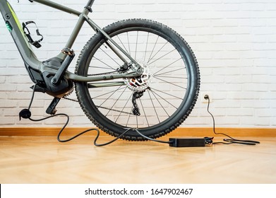 Electric Bicycle With Charging Cable