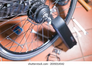 Electric Bike Kit With Wheel And Battery