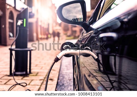 Electric car is changing on street parking in UK