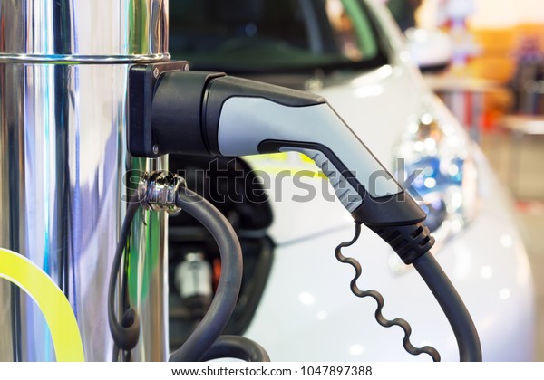 Electric car charger. Plug\
car.