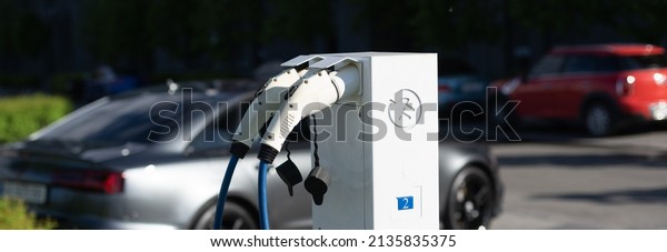 electric\
car charging station, charging for electric\
car