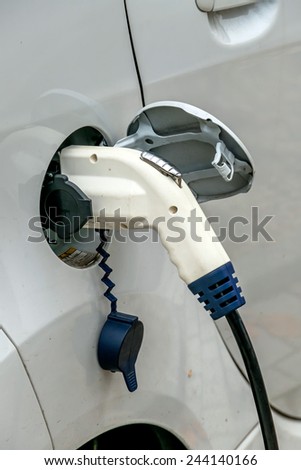 electric car charging station to. symbol of ecology, environmental protection, innovation
