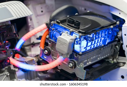 Electric Car Lithium Battery Pack And Power Connections