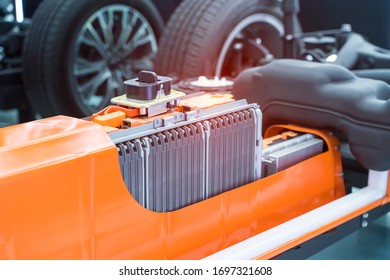 Electric Car Lithium Battery Pack And Power Connections