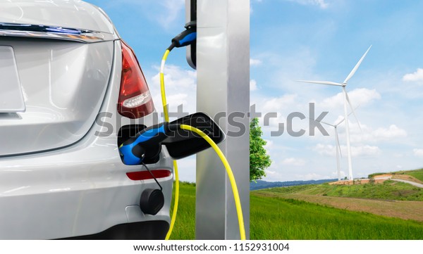 Electric car renewable\
energy the future