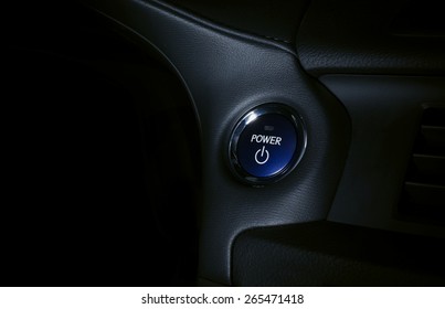 Electric Car Start Ignition Button