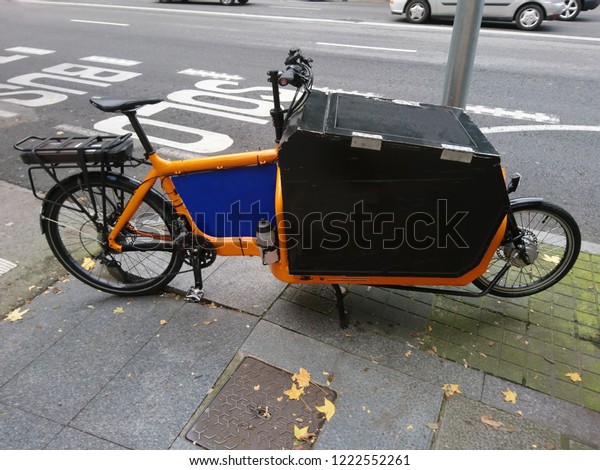 bike with box in front