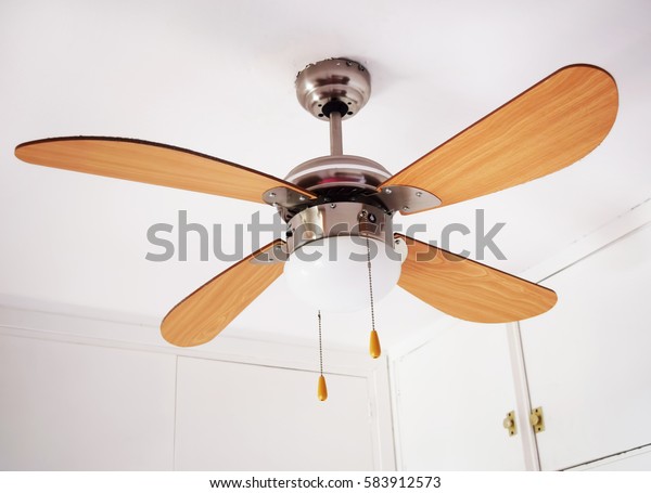 Electric ceiling lamp with propeller, electric\
installation services