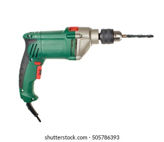 Electric Drill. Perforator. Isolated