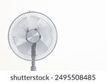 Electric fan on white background