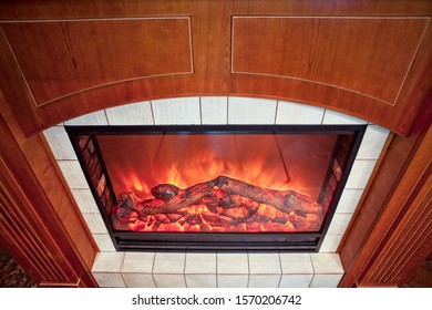 Electric Fireplace Living Room Images Stock Photos Vectors