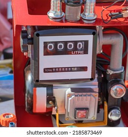 Electric Fuel Pump With Litres And Total Counters