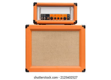 Electric Guitar Amplifier White Background