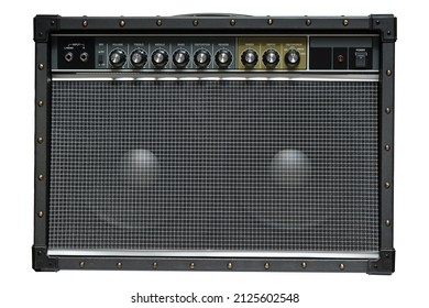 Electric Guitar Amplifier White Background