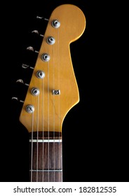 Electric Guitar Headstock Isolated