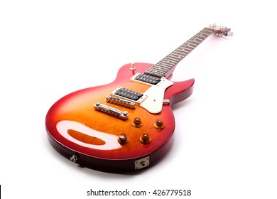 Electric Guitar, Isolated On White