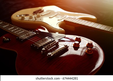  Electric guitar macro abstract 