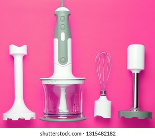 pink electric hand mixer