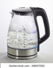 Electric Kettle With Boiling Water