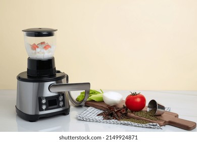 Electric Kitchen Chopper On Isolated Background