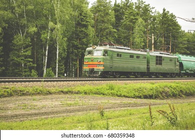 Electric Locomotive Vintage Filter