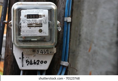 Electric Meter Closeup Design Work Stock Photo 70123768 | Shutterstock