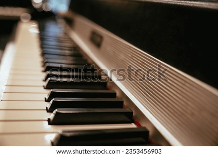 A electric piano on the stage, Aug. 2023