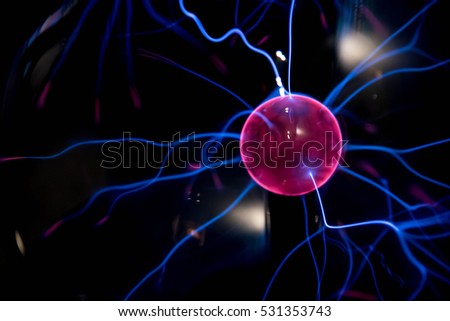 Electric plasma ball