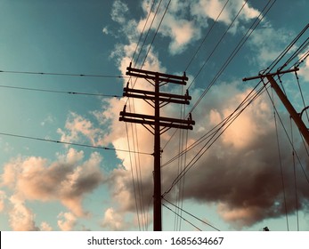 Electric Pole In Washington Dc.
