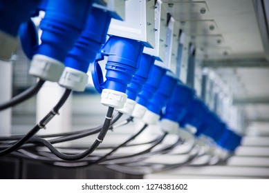 Electric Power Distribution Unit Plug Cable Stock Photo 1274381602 ...