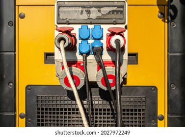 Electric power generator device for independent source of electricity. - Shutterstock ID 2027972249