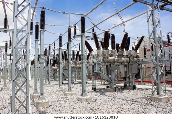 Electric Power Substation Stock Photo (Edit Now) 1016128810