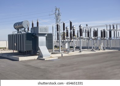 Electric Power Substation:
Electricity Substation, Power Line, Power Station, Equipment, Cable