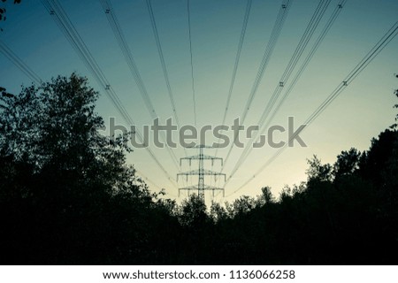 Similar – high voltage power line