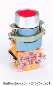 Electric Red Push Button Control Switch for Industrial Panel Equipment