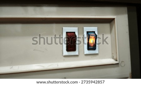 Electric Rocker Switch with Indicator Light