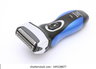 Electric shaver on white background   