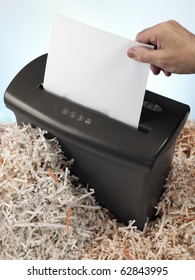 Electric Shredder And Paper Strips