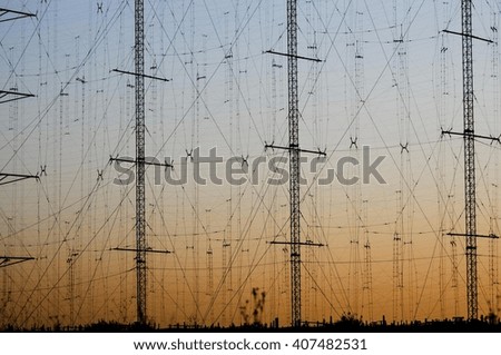 Foto Bild Hochspannungs-Strommast Strommast