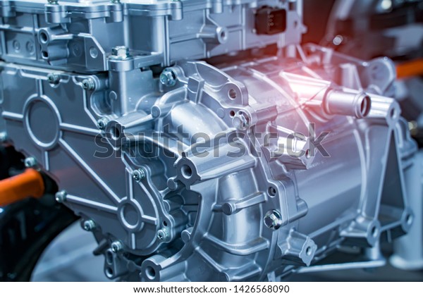 electric\
system of eco car engine Automotive part\
concept